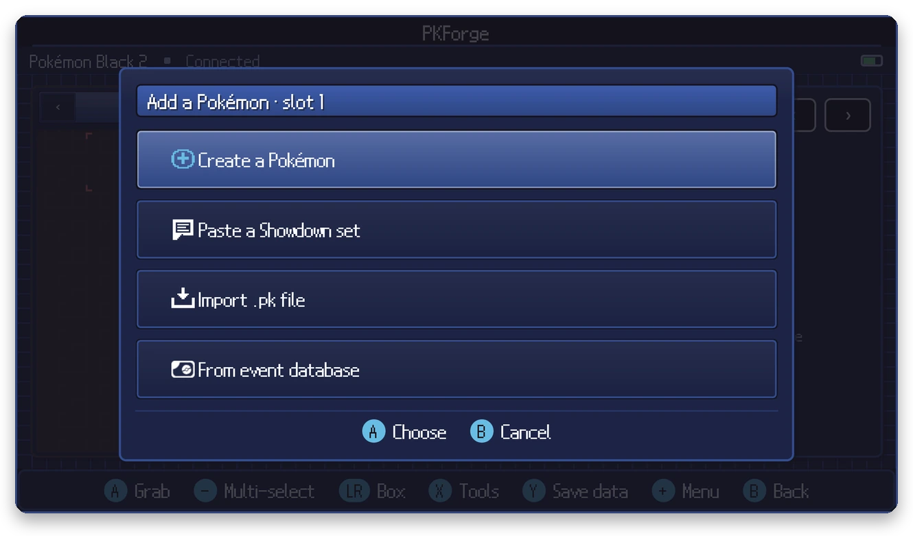 Add a Pokemon