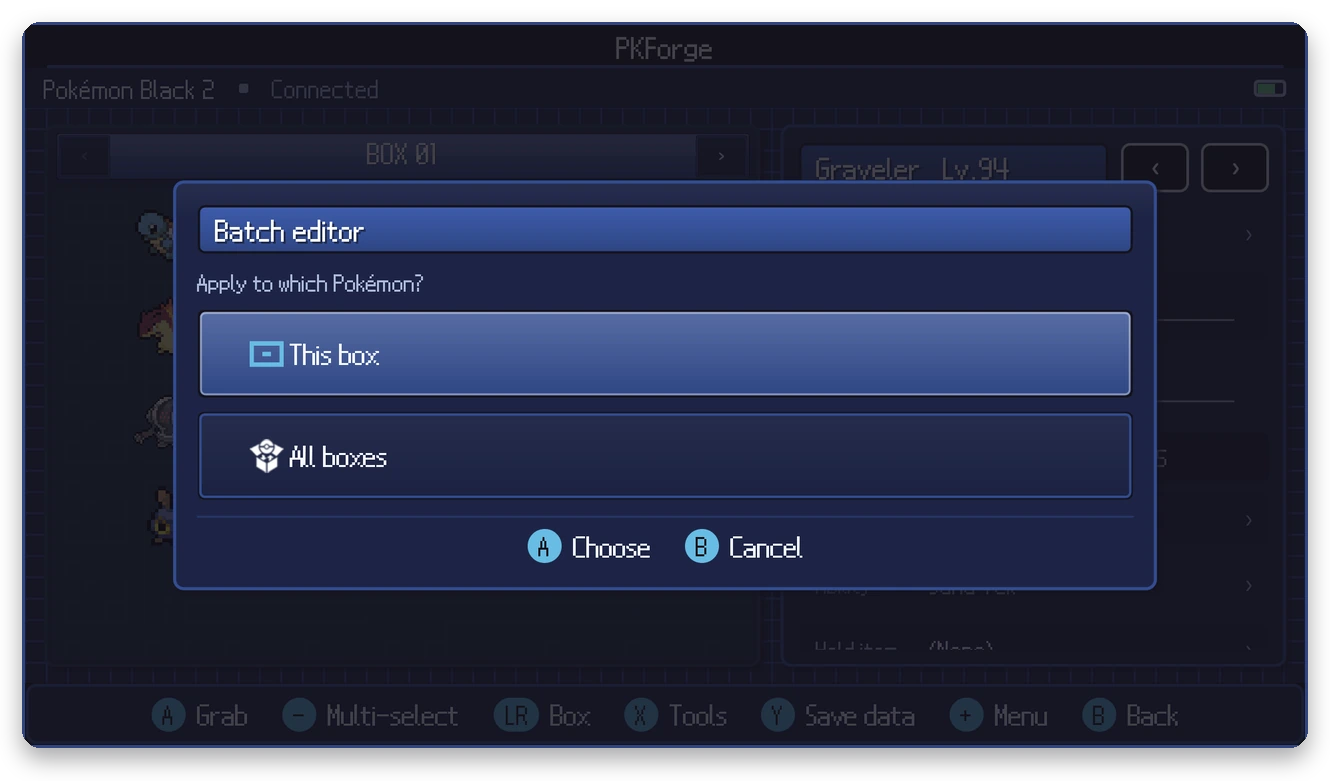 Batch editor