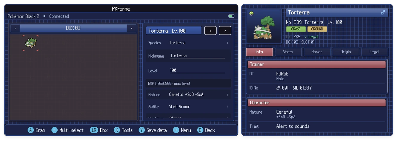 The generated Pokemon, legal