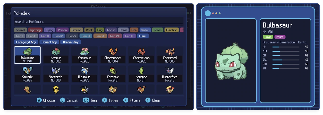 Choosing the species