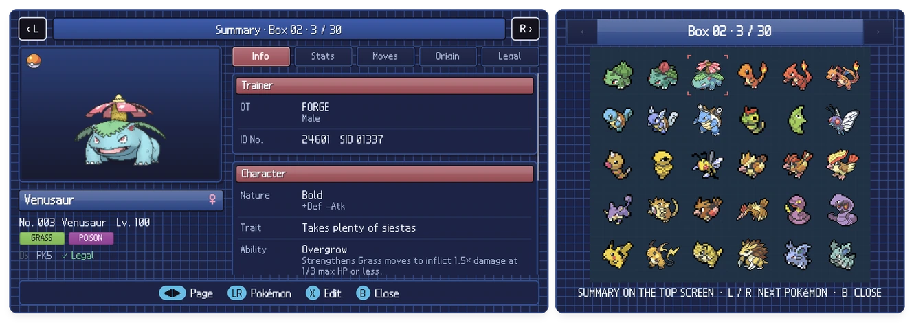 Summary with the box on the second screen