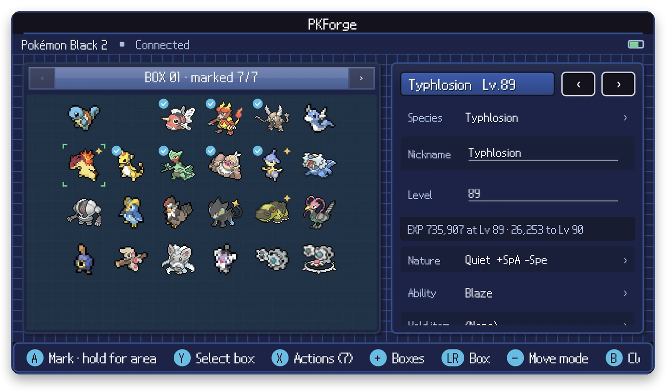 Marked Pokemon