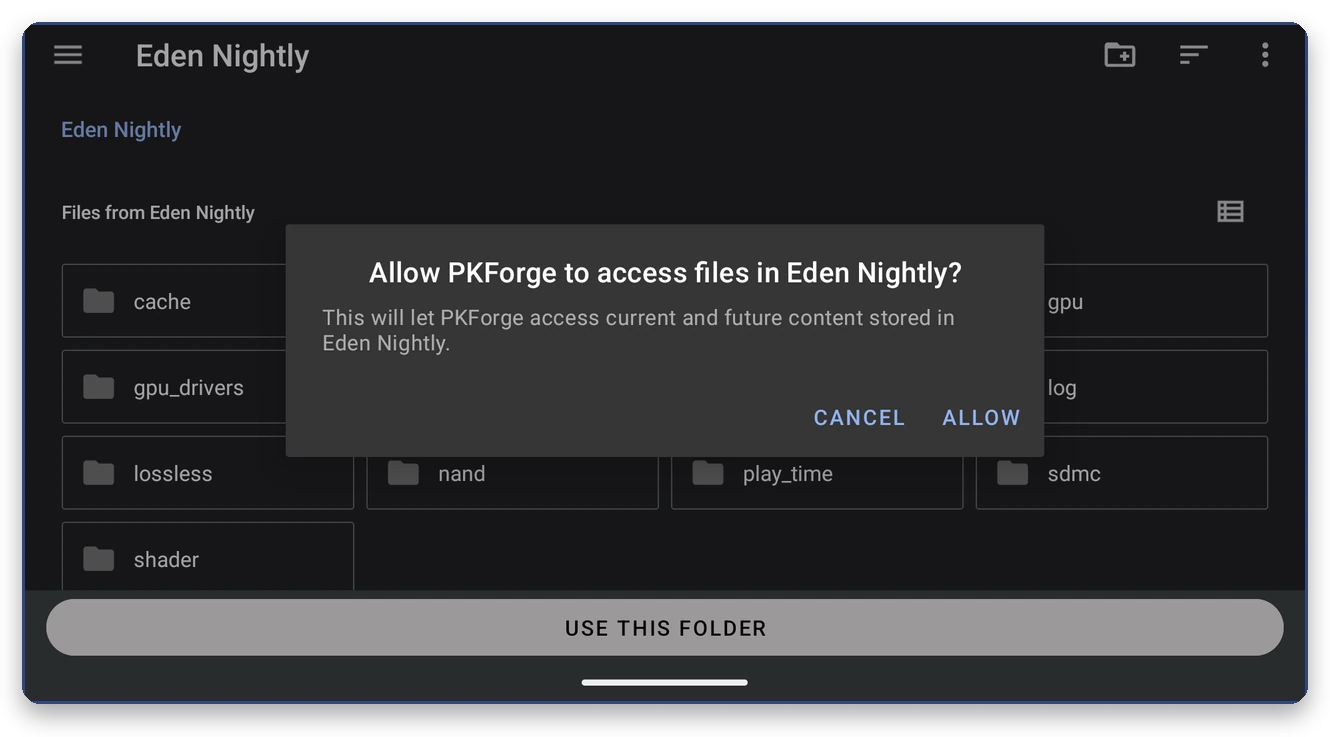 Allow access to Eden Nightly